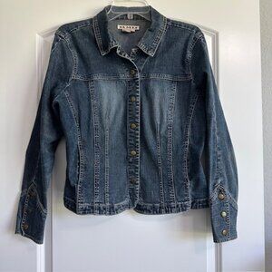 A.M.I. Casual Women's Denim Jean Jacket Sz M